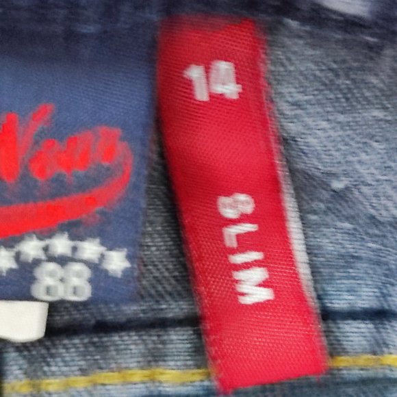 Billy Wear Jeans slim distressed blue boy's size 14 NWT - Picture 6 of 12